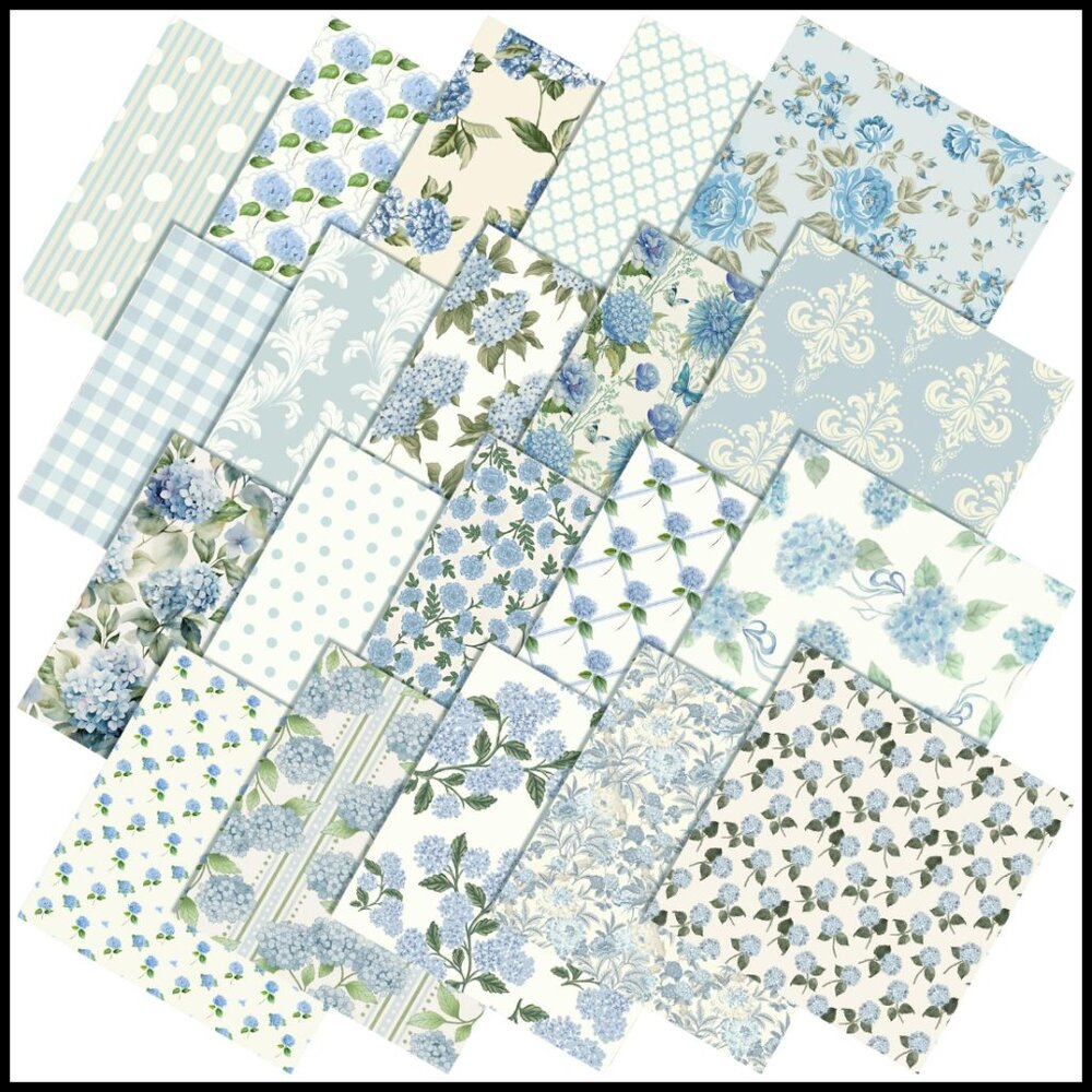 Cotton Fabric Bundles Floral Printed Fat Quarters Sewing Craft DIY Quilting